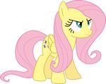  angry equine female feral fluttershy_(mlp) friendship_is_magic mammal my_little_pony pegasus plain_background solo transparent_background unknown_artist wings 