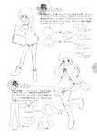  2girls absurdres artist_request copyright_request hat highres how_to monochrome multiple_girls translated translation_request 