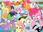  absolutely_everyone alligator angel_(mlp) apple apple_bloom_(mlp) applebloom_(mlp) applejack_(mlp) big_macintosh_(mlp) bonbon_(mlp) bus carrot_top_(mlp) cub cupcake cutie_mark_crusaders_(mlp) derpy_hooves_(mlp) dinky_hooves_(mlp) dragon equine female feral fluttershy_(mlp) food friendship_is_magic fruit fur glass group gummy_(mlp) hat horn horse lyra_(mlp) lyra_heartstrings_(mlp) male mammal muffin my_little_pony pegasus pink_fur pinkie_pie_(mlp) pony rainbow_dash_(mlp) rarity_(mlp) reptile scalie scootaloo_(mlp) shutterflye spike_(mlp) sweetie_belle_(mlp) twilight_sparkle_(mlp) unicorn wings young 