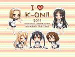  akiyama_mio black_hair blonde_hair blue_eyes brown_eyes brown_hair chibi hirasawa_yui k-on! kotobuki_tsumugi long_hair maid multiple_girls nakano_azusa o3o platinum_fantasia purple_eyes short_hair tainaka_ritsu twintails 