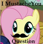  equine female fluttershy_(mlp) friendship_is_magic mustache my_little_pony pegasus 