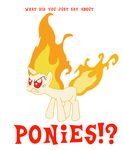  equine female feral fire friendship_is_magic horn horse mammal my_little_pony plain_background reaction_image red_eyes solo text twilight_sparkle_(mlp) unicorn unknown_artist white_background 