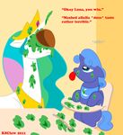  alicorn bowl equine female feral friendship_is_magic high_chair horn horse ks_claw mammal my_little_pony pegacorn pony princess_celestia_(mlp) princess_luna_(mlp) winged_unicorn wings 