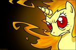  female feral fire friendship_is_magic horn horse mammal my_little_pony pony red_eyes solo twilight_sparkle_(mlp) unicorn unknown_artist 