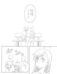  1girl accelerator ahoge bad_id bad_pixiv_id blush choker comic greyscale last_order monochrome ohagi1010 proposal to_aru_majutsu_no_index translated 