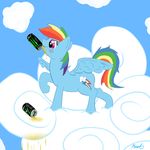  dash energy energy_drink energy_rain_oh_the_joy equine female feral flakes friendship_is_magic horse mammal monster my_little_pony pegasus pony rainbow rainbow_dash rainbow_dash_(mlp) sky solo wings 