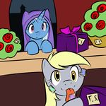  equine female feral friendship_is_magic gift hasbro horn horse mammal my_little_pony pegasus pony presents roses stamp stamps trixie_(mlp) unicorn unknown_artist wings 