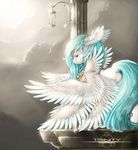  feathers female hasbro horse jewelry legacy350 mammal my_little_pony pegasus pony solo valkyrie_(legacy) wings 