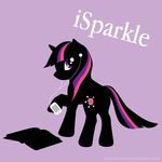 apple_(copyright) background equine female feral friendship_is_magic hasbro horn horse ipod mammal my_little_pony pony purple_background silhouette solid_color solo spiritoftewwolf_(artist) twilight_sparkle_(mlp) unicorn 