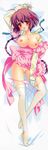  carnelian dakimakura fujita_nodoka nipples oppai pantsu para-sol thighhighs 