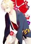  bad_id bad_pixiv_id blonde_hair ivan_karelin japanese_clothes male_focus purple_eyes solo tiger_&amp;_bunny yukinari000 