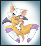  anus bat breasts fangs female fluff-kevlar mammal masturbation nipples nude pussy rouge_the_bat sega solo sonic_(series) wings 