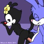  animaniacs animated buster_bunny dot_warner tiny_toon_adventures whore_o._matic 