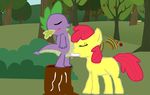  apple_bloom friendship_is_magic my_little_pony spike tagme 