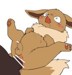  2017 abdominal_bulge ambiguous_form anal anthro_penetrating_feral bestiality big_penis blush brown_fur censored cub cum digital_media_(artwork) drooling eevee erection feral fur human human_on_feral interspecies male male/male male_on_feral mammal manmosu_marimo moan nintendo nude open_mouth pawpads penis penis_size_difference pok&eacute;mon pok&eacute;mon_(species) pok&eacute;philia saliva small_penis sweat tears video_games young 