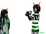  gamzee_makara homestuck ms_paint_adventures tagme vriska_serket 