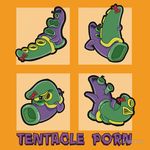  day_of_the_tentacle green_tentacle purple_tentacle rule_63 tagme 