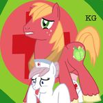  big_macintosh friendship_is_magic kingg my_little_pony nurse_white 
