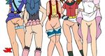  dawn jk may misty nurse_joy officer_jenny pokemon 