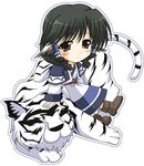  ainu_clothes animal_ears artist_request aruruw cutout dog_ears long_sleeves lowres mukkuru solo utawareru_mono 