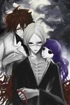  beads bones kirishiki_sunako muroi_seishin ozaki_toshio purple_hair red_eyes red_hair scalpel shiki silver_hair vampire 