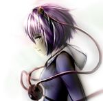  eyeball hairband heart komeiji_satori lucia_(artist) profile purple_eyes purple_hair short_hair solo third_eye touhou 