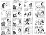  4koma azumanga_daiou comic kasuga_ayumu mihama_chiyo monochrome ragathol sakaki 