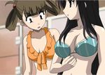  bikini breast_envy katsura_kotonoha kuroda_hikari multiple_girls school_days screencap swimsuit 