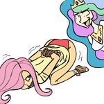  ditto fluttershy friendship_is_magic megasweet my_little_pony princess_celestia 