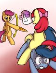  :3 apple_bloom_(mlp) applebloom_(mlp) archer archer_(mlp) ass_up assisted_rape blue_hair bow bow_(weapon) butt butt_grab carrot cub cutie_mark cutie_mark_crusaders_(mlp) equine female feral forced friendship_is_magic fur gradient_background grey_eyes grey_fur group hair hasbro horn horse kloudmutt licking licking_lips looking_away mammal marshmallow multi-colored_hair my_little_pony open_mouth orange_fur original_character pegasus pony purple_eyes purple_hair raised_tail ranged_weapon rape red_hair scared scootaloo_(mlp) smile standing sweat sweetie_belle_(mlp) tongue tongue_out two_tone_hair unicorn weapon wings yellow_fur young 