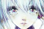  close-up crying crying_with_eyes_open face haiji_(star_light) hatsune_miku lips solo tears vocaloid 