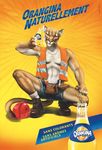  cougar crouching denim_shorts feline ffl_paris licking licking_lips male orangina shorts solo tongue worker 