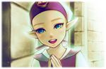  bad_id bad_pixiv_id blonde_hair blue_eyes o-keraco pointy_ears princess_zelda smile solo the_legend_of_zelda the_legend_of_zelda:_ocarina_of_time young_zelda 