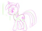  equine female feral flakes friendship_is_magic guide_lines hasbro horn looking_at_viewer mammal my_little_pony plain_background sketch solo twilight_sparkle_(mlp) unicorn white_background 