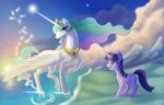  alicorn equine female friendship_is_magic hasbro horse jack-a-lynn my_little_pony pegacorn pony princess_celestia_(mlp) twilight_sparkle_(mlp) unicorn 