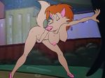  bent_over big_breasts blue_eyes breasts brown brown_fur brown_hair canine claws clitoris drooling female fingering fluffy_the_werewolf fur hair heels johnny_bravo johnny_bravo_(series) looking_back mammal masturbation nipples nude outside park pink_nose pussy pussy_juice raised_tail rule_34 saliva shows solo spread_legs spreading standing steven_stagg tail were werewolf wolf 