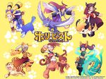  4:3 avian canine clothed clothing costumes cute dragon feline female holybeast_online mammal monkey primate tiger unknown_artist wallpaper wolf yak 