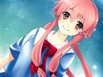  bad_id bad_pixiv_id gasai_yuno long_hair mirai_nikki pink_eyes pink_hair school_uniform solo tears yui_tooru 