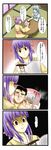  4koma abe_takakazu comic fujoshi hieda_no_akyuu highres jpeg_artifacts kamishirasawa_keine kuso_miso_technique multiple_girls tenko_(gintenko) touhou translated yaoi yaranaika 