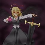  ex-rumia rumia solo sword tennenmoe touhou weapon wings 