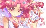  angel_wings back_bow bad_id bad_pixiv_id bishoujo_senshi_sailor_moon bow chibi_usa choker crescent elbow_gloves feathers gloves heart heart_choker kaminary magical_girl multicolored multicolored_clothes multicolored_skirt pink_eyes pink_hair pink_sailor_collar sailor_chibi_moon sailor_collar sailor_senshi_uniform skirt smile solo super_sailor_chibi_moon twintails wallpaper white_gloves wings 