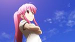  angel anime beats eyes hair japan nyan pink soccer uniform yui 