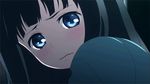  animated animated_gif black_hair blue_eyes gif kami-sama_no_memo-chou kamisama_no_memo_chou kamisama_no_memochou kishida_mel long_hair lowres pout shionji_yuuko solo tears 