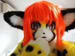  costume feline fursuit hair leopard looking_at_viewer mammal mask orange_hair real solo tetetor-oort tirol 