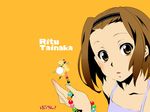  brown_eyes brown_hair drum drums instrument k-on! short_hair tainaka_ritsu 