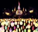  candle chandelure ekm fire lampent litwick no_humans pokemon speed_painting 