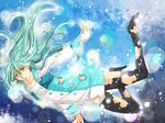  blue_hair eureka eureka_7 eureka_seven eureka_seven_(series) legwear long_hair purple_eyes torn_clothes torn_stockings 