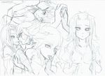  1girl aki_izayoi black_and_white izayoi_aki monochrome sex sketch undressing vaginal yu-gi-oh! yu-gi-oh!_5d&#039;s yusei_fudo yuu-gi-ou_5d's 