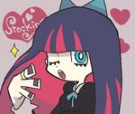  artist_request panty_&amp;_stocking_with_garterbelt stocking_(character) stocking_(psg) wink 
