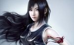  3d black_hair final_fantasy final_fantasy_vii long_hair raynkazuya realistic tifa_lockhart wallpaper 